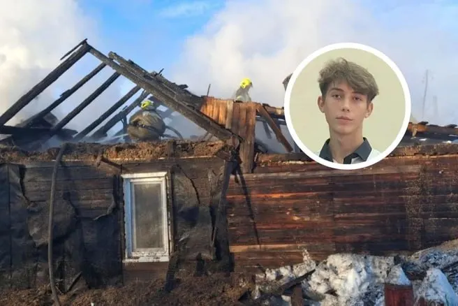 В мае на 2-й Тюкалинской из‑за взрыва газа вспыхнул пожар. 18‑летний молодой человек вернулся в горящий дом и спас четырёх родственников — все выжили, дом выгорел полностью.