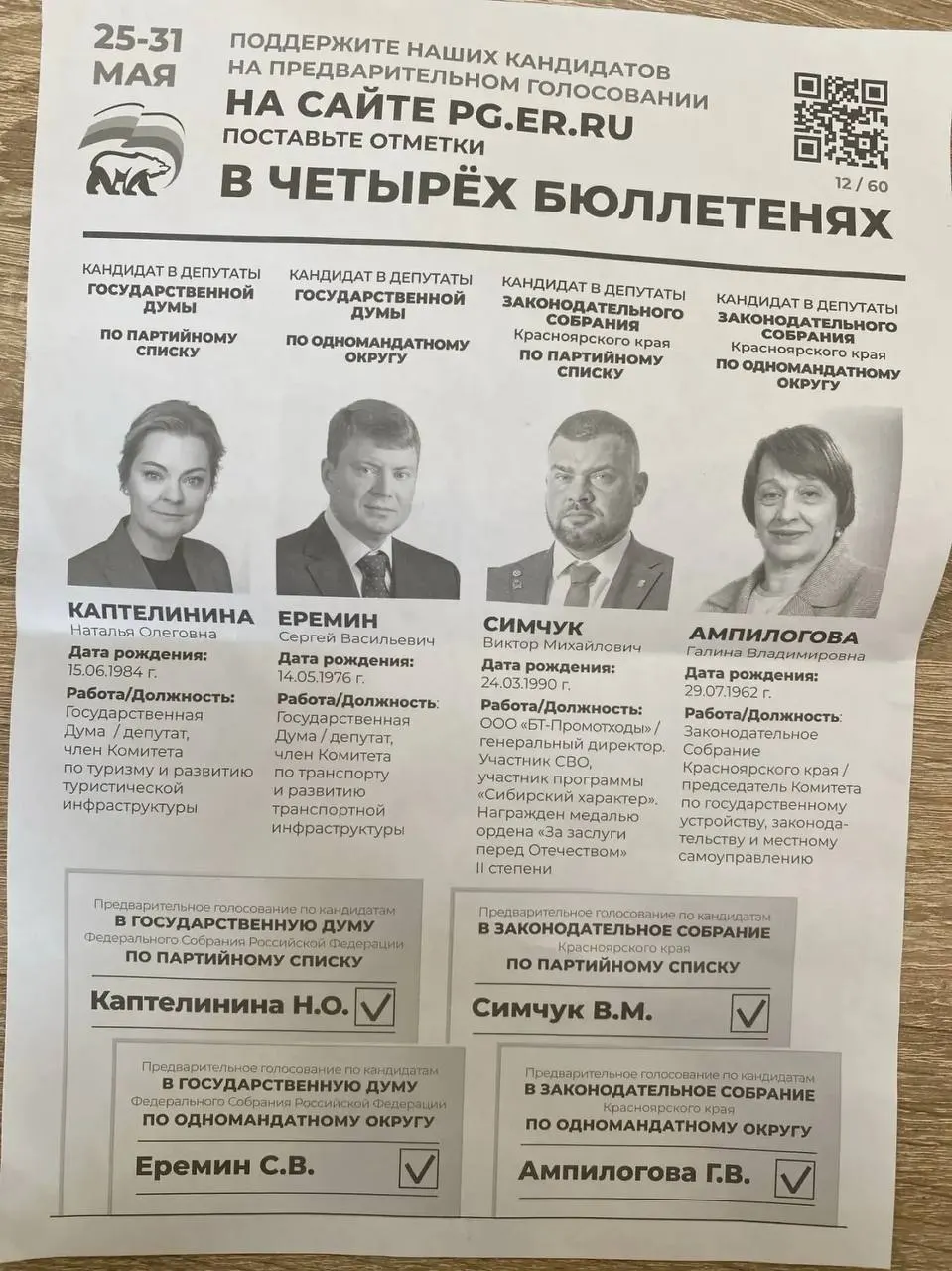 Администрации рассылают предприятиям требования участвовать в праймериз, требуют ежедневных отчётов и указывают конкретных кандидатов. Подобные случаи фиксируют в Красноярском крае, Новосибирской и Нижегородской областях, на Камчатке и во Владивостоке.