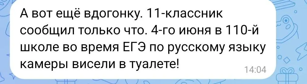 Родители утверждают, что из‑за постоянного контроля и строгих мер во время ЕГЭ дети испытывают сильный стресс, теряются на экзамене и показывают более низкие результаты.