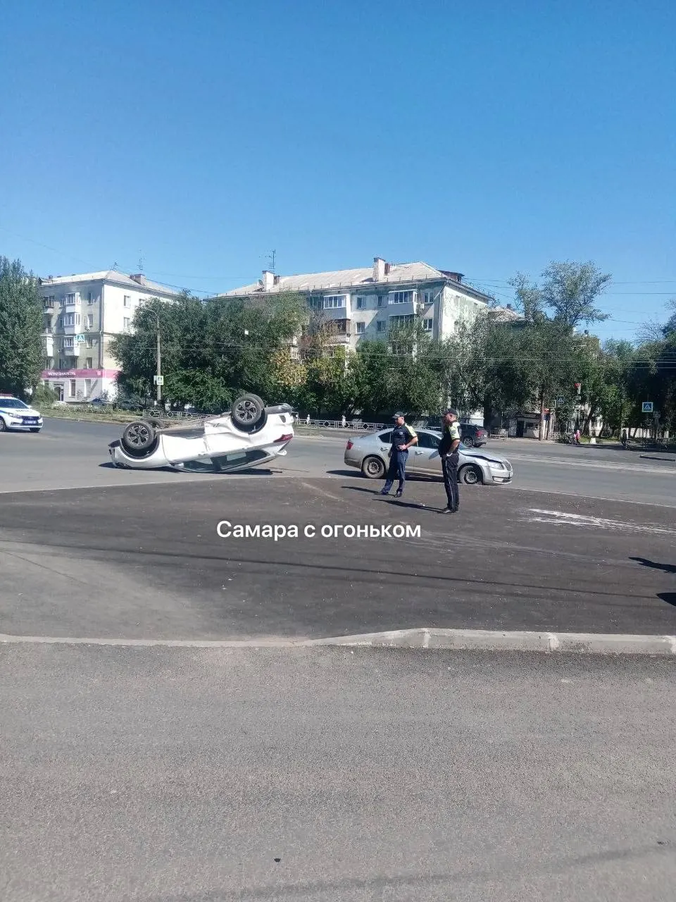 Дорожное происшествие на пересечении 22-го Партсъезда и Свободы в Самаре.